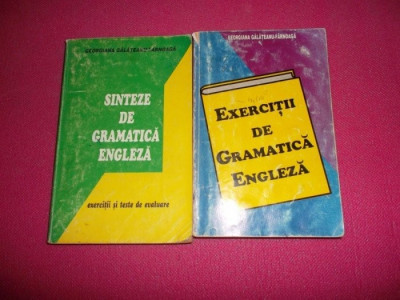 Sinteze + exercitii de gramatica engleza - Georgiana Galateanu Farnoaga foto