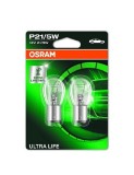 Set 2 Becuri 12v P21/5w Ultra Life Blister Osram