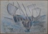 Marina - semnat Svetla, Nonfigurativ, Pastel, Altul