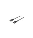 Cablu audio Stereo 2x RCA tata - 2x RCA tata 5m gri Sweex