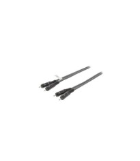 Cablu audio Stereo 2x RCA tata - 2x RCA tata 5m gri Sweex foto