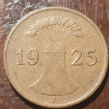 Germania 1 reichspfennig 1925 A, Europa