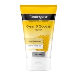 Masca pentru fata, Neutrogena, Clear &amp; Soothe Clay Mask, 50 ml