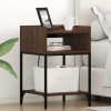 VidaXL Noptieră 2 pcs Stejar brun 40 x 40 x 61 cm Lemn compozit