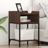 vidaXL Dulap de noapte Stejar brun 40 x 40 x 61 cm Lemn compozit