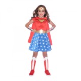 Costum Wonder Woman, Femeia Fantastica pentru fete 3-4 ani 104 cm