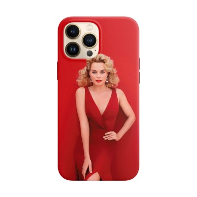 Husa compatibila cu Apple iPhone 14 Plus model Margot Robbie,Silicon, Tpu, Viceversa foto