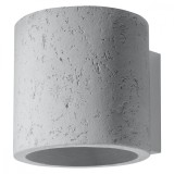 Lampă De Perete Orbis Gri Beton 1 Bec Cilindric Industrial De Interior