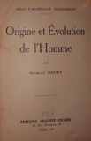 ORIGINE ET EVOLUTION DE L HOMME