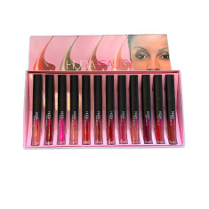 Set 12 Rujuri Huda Beauty Liquid Matte foto