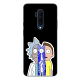 Husa compatibila cu OnePlus 7T Pro Silicon Gel Tpu Model Rick And Morty Connected