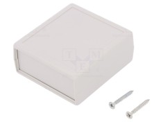 Carcasă ABS gri cu panou 62x69mm