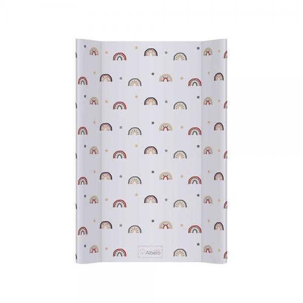 Saltea de infasat bebe moale 70x47,5 Rainbow Grey 404 GreatGoods Plaything