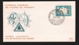 CPIB17080 INTREG POSTAL - CONFERINTA EUROPEANA A TRANSPORTURILOR, BRUXELLES 1963
