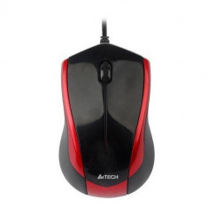 Mouse A4Tech N-400-2 USB Rosu foto