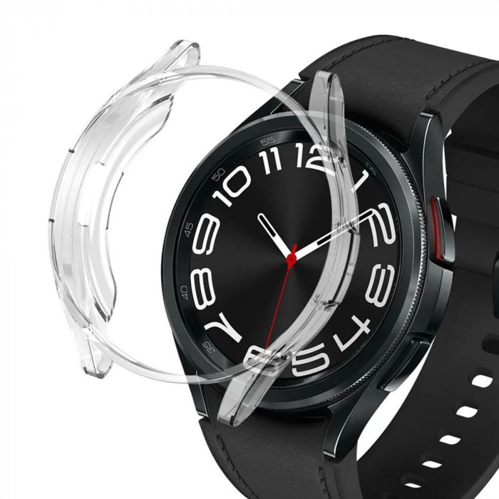 Husa Tech-Protect Defense pentru Samsung Galaxy Watch 6 Classic (47 mm) Transparent