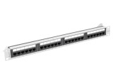 Patch Panel LANBERG 24 Porturi Cat 6a Standard 19 Alb/Negru