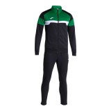 Trening Barbati Joma Danubio III Negru Verde, Poliester, Buzunare Fermoar, Elastic, Antrenament/Relaxare