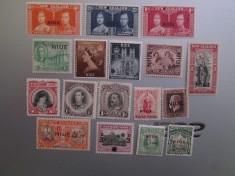 NIUE LOT NESTAMPILAT MNH/MH=334