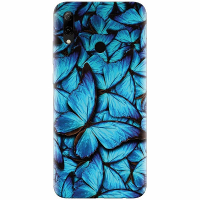 Husa silicon pentru Huawei P Smart 2019, Blue Butterfly 101 foto