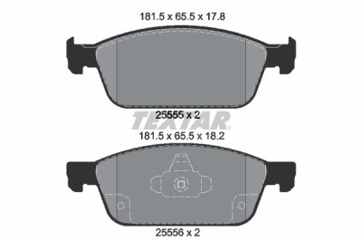 TEXTAR 2555501 Q+ set placute frana,frana disc foto