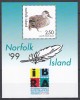 Norfolk Island 1999 - Expoziția Internațională de Timbre &bdquo;IBRA &#039;99&rdquo; - N&uuml;rnberg, Colita, Nestampilat