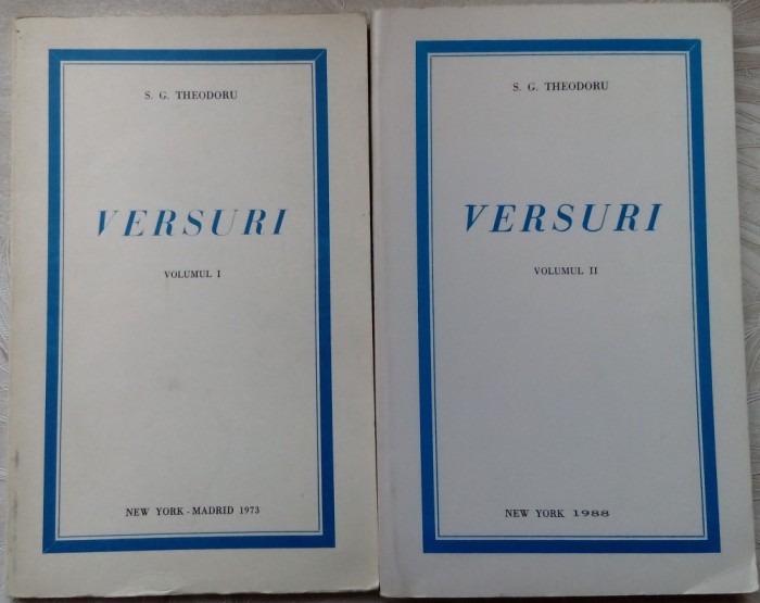 STEFAN GHEORGHE THEODORU-VERSURI v.1+2/Madrid-New York 1973-88/desene Nina Bogos