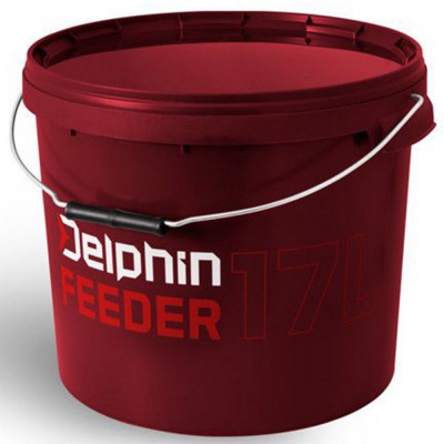 Găleată rotundă cu capac Delphin FEEDER 17l foto