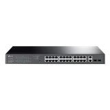 Cumpara ieftin Switch 24 porturi PoE+ Gigabit, 2 porturi RJ45 Gigabit, 2 x SFP Gigabit, Managed - TP-Link TL-SG1428PE