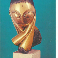 (A) carte postala(ilustrata) - CONSTANTIN BRANCUSI-Domnisoara Pogany