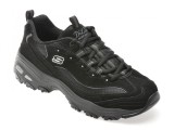 Pantofi sport SKECHERS negri, D LITES, din material textil