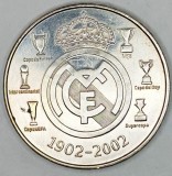 SPANIA 2002 , Medalie Comemorativa 100 ANI Infiitarea Clubului REAL MADRID -FRANCISCO " PACO " GENTO LOPEZ