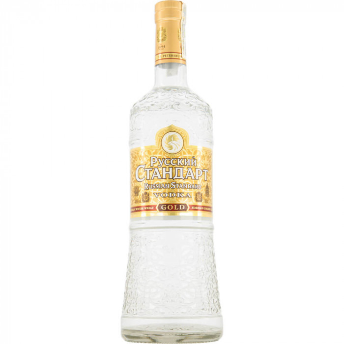 Vodca Russian Standard Gold 0.7L, Alcool 40%, Vodca Pura Vodca de Calitate, Vodca Russian Standard, Russian Standard Vodca, Vodca Cocktails, Vodca Bun