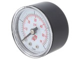 Manometru PNEUMAT 0-4 bar, 40mm, Conexiune G1/8, Clasa Acuratete 2,5, Plastic, -20...60&deg;C
