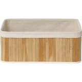 Coș Bambus Mare Bambus / In 40X28X16 Cm &ndash; Bamboo / In | Organizatoare Baie