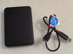 Hard disk extern Toshiba DTP210 2.5&amp;quot; 1TB, USB 3.0 Black - poze reale foto