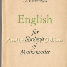 English For Students Of Mathematics - V. A. Khodurskaya