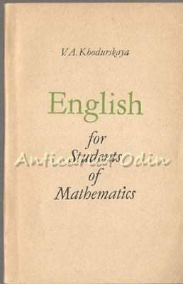 English For Students Of Mathematics - V. A. Khodurskaya foto