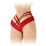 Bikini Crotchless Anne, Rosu, S-L