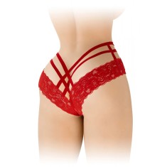 Bikini Crotchless Anne, Rosu, S-L