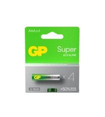 Set de 4 baterii GP Super Alkaline G-TECH LR03 / AAA