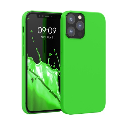 Husa Kwmobile pentru Apple iPhone 12/iPhone 12 Pro, Silicon, Verde, 52641.44 foto