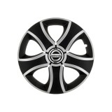 Set 4 Capace Roti 14 inchi (R14) Bis Gri-Negru, Compatibile Cu Nissan, Autohelix MSA