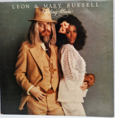Leon &amp;amp; Mary Russell &amp;lrm;&amp;ndash; Wedding Album 1976 NM / VG+ Paradise SUA funk soul foto