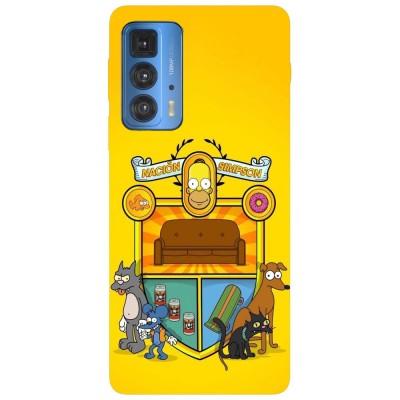 Husa compatibila cu Motorola Edge 20 model Simson Country, Silicon, TPU, Viceversa foto
