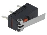 Micro&icirc;ntrerupător SNAP ACTION 2A 125VAC 30VDC cu manetă