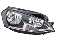 Far VW GOLF VII (5K), 10.2012-03.2017, partea dreapta, HELLA, cu daytime running light; H15+H7+PWY24W; electrical; cu motor; cu becuri; halogen,