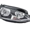 Far VW GOLF VII (5K), 10.2012-03.2017, partea dreapta, HELLA, cu daytime running light; H15+H7+PWY24W; electrical; cu motor; cu becuri; halogen,