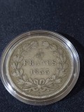 Moneda Argint Franța 1833 A, 5 Franci, 25g, Argint 0.900