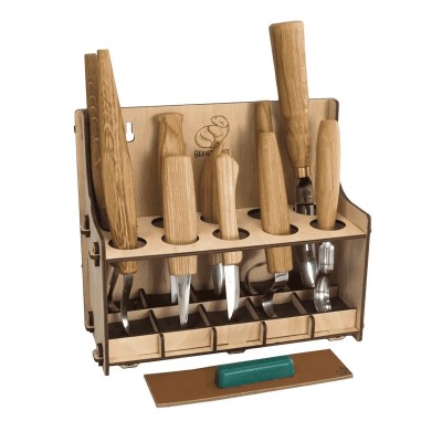 Set de sculptura in lemn, in cutie BeaverCraft S53, 13 piese foto